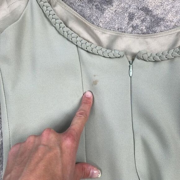 Watters and Watters Mother of the Bride Midi Dress Gown Bolero Pastel Green Sz 4 - Picture 11 of 13